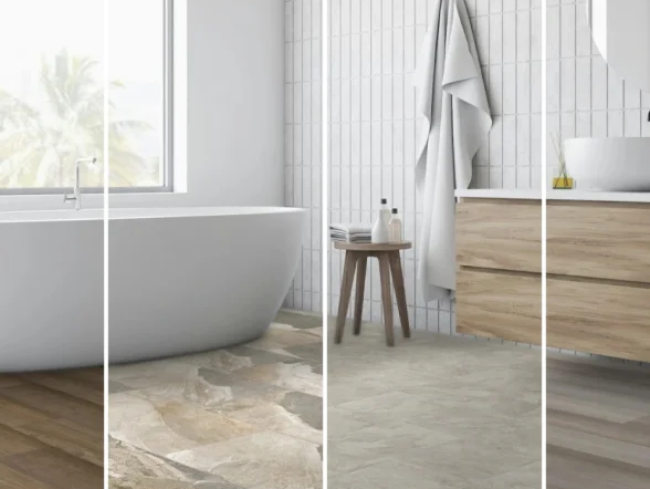 Give your bathroom a new look with our bathroom flooring ideas for 2024